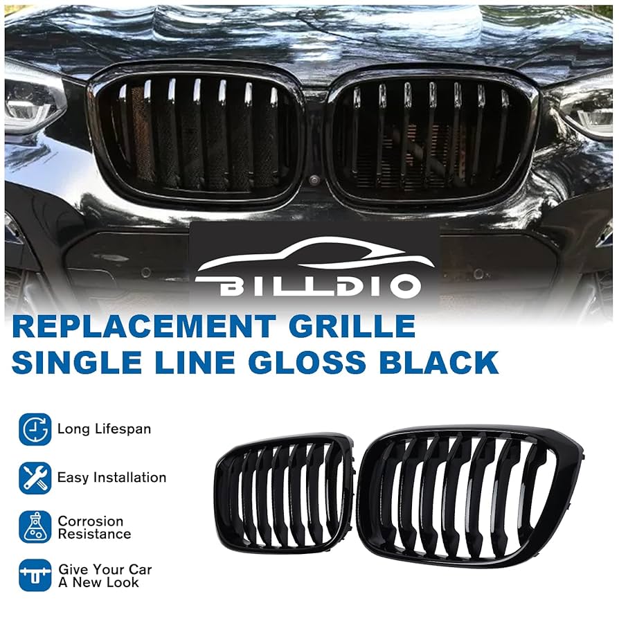 BMW純正 G01 X3 G02 X4 ブラックキドニーグリル 美品 BMW 純正 G01 X3 G02 X4 LCI 後期 M Performance ブラック